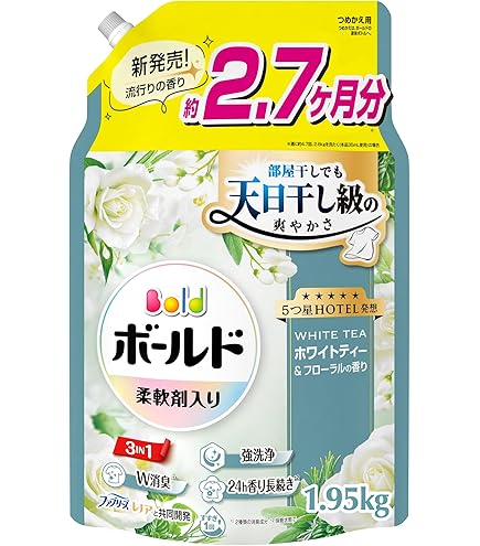 Amazon | P&G ボールドジェル フラワーサボン 詰替 400g | Procter