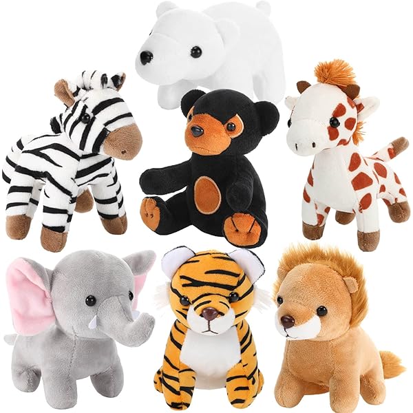 stuffed safari animals