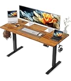 Amazon | YIHAYO 昇降デスク 一枚板 高さ70-115cm 幅120cm 奥行き60cm