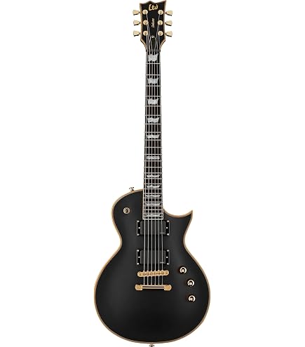 Amazon | ESP LTD EC-Black Metal Electric Guitar, Black Satin