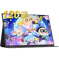 Amazon.co.jp: EVICIV モバイルモニター 16インチ 120Hz 1ms高速応答