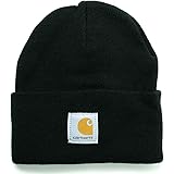 [カーハート] BEANIE ニットキャップ/ニット帽 帽子 USA メンズ レディース 折り返し タグ 秋 冬 秋冬 秋冬帽子 (BLACK(BLK))
