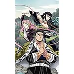 鬼滅の刃 FVGA(480×800)壁紙 時透 無一郎（ときとう むいちろう）,甘露寺 蜜璃（かんろじ みつり）,悲鳴嶼 行冥（ひめじま ぎょうめい）