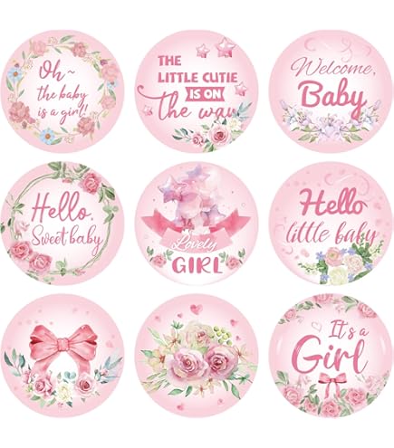 60pcs Pink Floral Thank You Stickers - 2" Gold Foil Wedding Labels | Waterproof Favor Tags For Parties