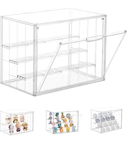 Amazon.co.jp: Xawslife フィギュアケース アクリル 透明 4段