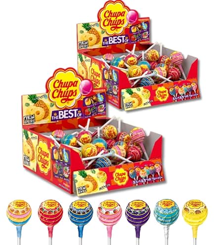 Amazon.co.jp: チュッパチャップス ツリーディスプレイ 135本 : 食品