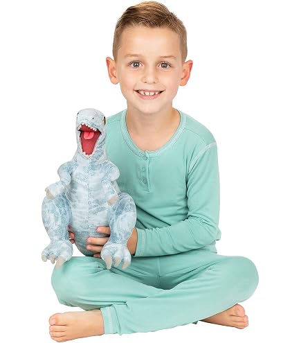 thumbnail image 2 of Jurassic World T-Rex 7-inch Small Plush Dinosaur, St￭ Animal, Kids... 2 of 10