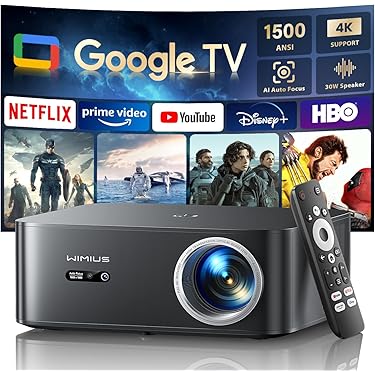 【新古品】公式Google TV搭載 プロジェクター 家庭用 1200ANSI Amazon.co.jp: 【Google TV 搭載】プロジェクター 家庭用