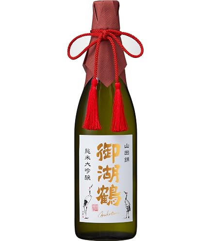 Amazon.co.jp: 【日本酒】御湖鶴 純米大吟醸 山田錦 無濾過火入れ