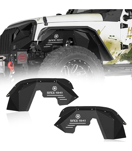Amazon | SMALLFATW フロントインナーフェンダーライナー Wrangler