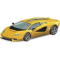 青島文化教材社(AOSHIMA) 1/32 ザ・スナップキットシリーズ ランボルギーニ カウンタック LPI 800-4 イエロー 色分け済みプラモデル 19-C