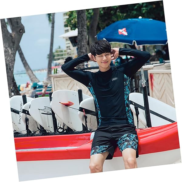 水着・ラッシュガード TAKKURU XSFRZ20J2 UVカット・水陸両用 サマーブリーズ 配色 ラッシュ