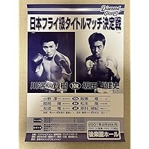 ボクシング世界フライ級タイトルマッチ　坂田健史直筆サイン入りポスターおまけパンフ ボクシング世界フライ級タイトルマッチ 坂田健史直筆サイン入り