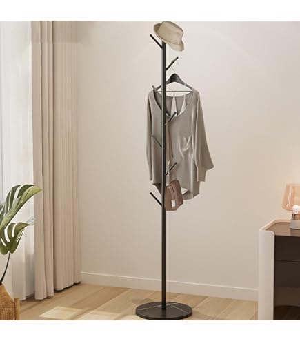 Amazon｜コートハンガー Coat Rack ハンガーラック 衣類収納 ポール