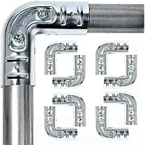 Amazon.co.jp: 8個セット 2方向 コーナー 単管パイプ Φ48.6mm L字 