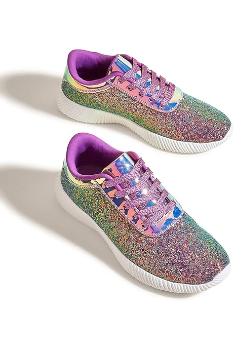 sparkly running shoes