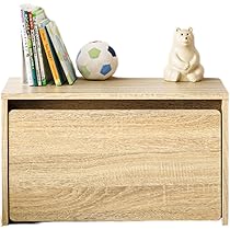 Amazon.co.jp: 萩原 収納ベンチ 引き出し付き 簡易 デスク 【子供部屋  