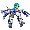 TINY SESSION マクロスF VF-25G メサイアバルキリー(ミシェル機) with ランカ 約100mm PVC&ABS製 塗装済み可動フィギュア