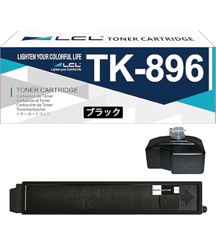 Amazon.co.jp: LCL Kyocera用 京セラ用 TK896 TK-896 互換トナー