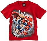 Marvel Boys ' Big 3ユースTシャツ US サイズ: L カラー: レッド