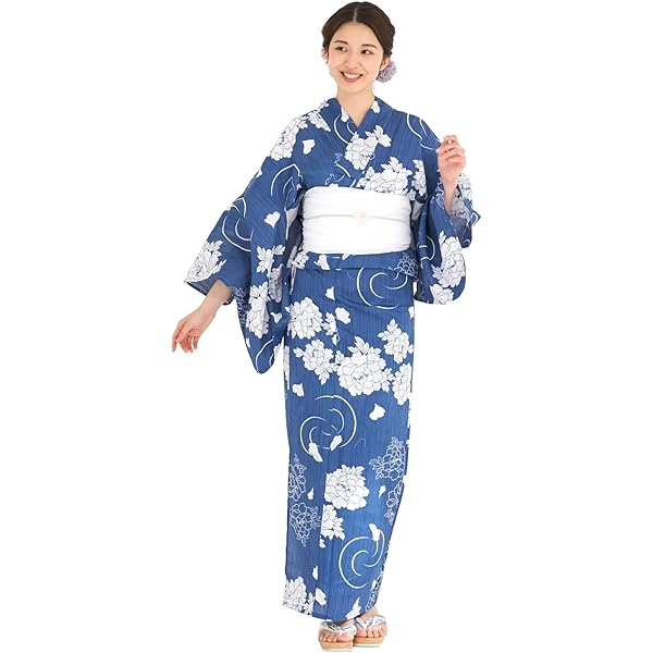 美品　さんび　夏着物　浴衣　洗える着物　渋い赤　ひまわり　身丈168.5cm 美品 さんび 夏着物 浴衣 洗える着物 渋い赤 ひまわり 身丈168.5cm
