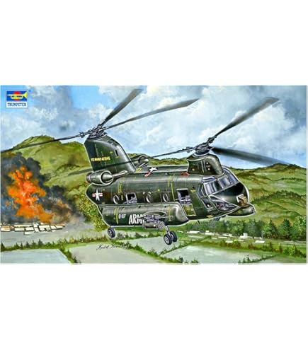 1/35 CH-47A チヌーク 大型輸送ヘリコプター プラモデル Amazon | トランペッター 1/35 CH-47A チヌーク 大型輸送ヘリコプター