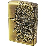 ZIPPO(ジッポー) ライター スカル 3面連続加工 ブラス 20SK3-BS