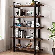 アイアンブックシェルフ5段　インダストリアル　アンティーク　蚤の市　書類ケース アイアンブックシェルフ5段 インダストリアル アンティーク