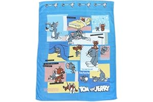 リヴェール トムとジェリー お昼寝ケット ブランケット タオルケット 大判バスタオル 綿100％ 保育園 幼稚園 かわいい 子供 夏用