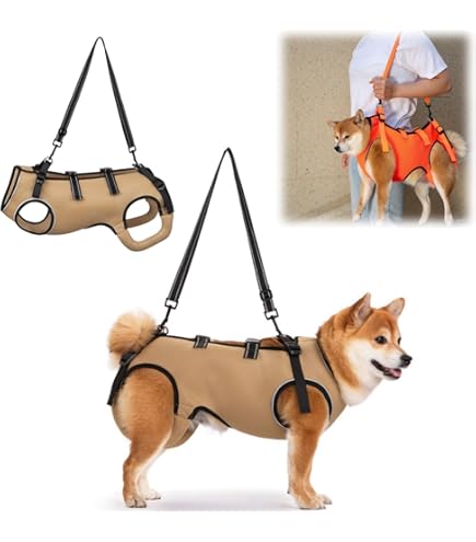 Amazon | With(ウィズ) 歩行補助ハーネス LaLaWalk 中型犬・コーギー用