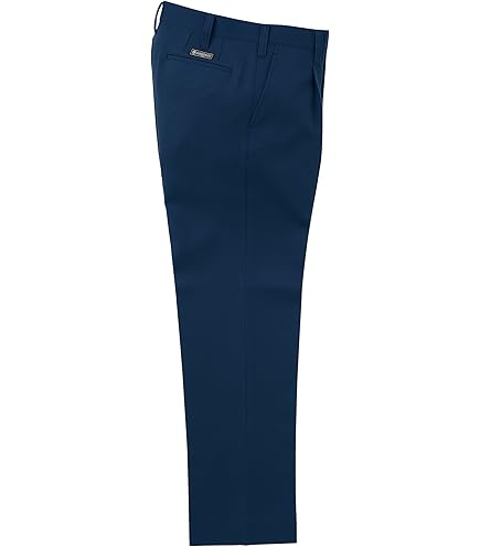 抽象的ドローイング 紫 青 作業服 KURODARUMA クロダルマ レディーススラックス(ノータック