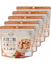 Amazon | アルファー食品 安心米 五目ご飯 100g×15袋入 | アルファー