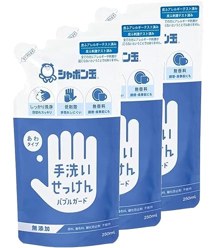 Amazon.co.jp: 手洗いせっけん バブルガード あわタイプ 詰替用 4L