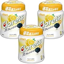 Amazon.co.jp: クロレッツ 炭フレッシュレモンミントボトル 3個