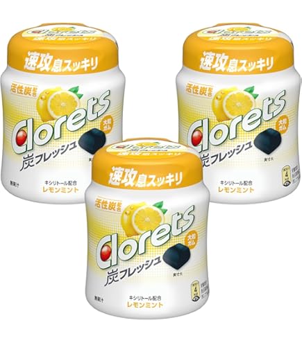 Amazon | クロレッツXP ボトルガム140g 6個セット (クリアミント 青