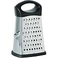 Avanti 4 Sided Stainless Steel Box Grater Silver/Black
