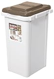 サンコープラスチック 日本製 ジョイント式 ゴミ箱 ビスダボ 27L ライトブラウン