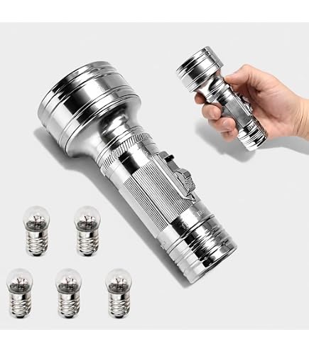 Amazon.co.jp: 昔ながらの懐中電灯、懐中電灯、レトロ、シンプルな屋外