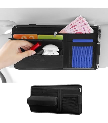 小物 Amazon | 星光産業 車内収納用品 EXEA(エクセア) サンバイザーポケット