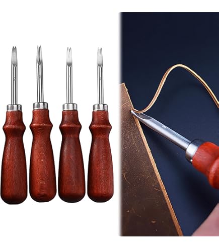 Amazon.co.jp: 1本で7役 ヘリ落とし レザークラフト 道具 レザー