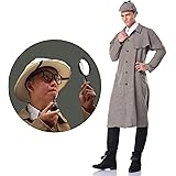 Amazon Co Jp 探偵 コスチューム 名探偵 シャーロック ホームズ コスプレ 衣装 コート 大人 服 仮装 変装 なりきり 映画 小説 キャラ コス 男性 並行輸入品 ホビー