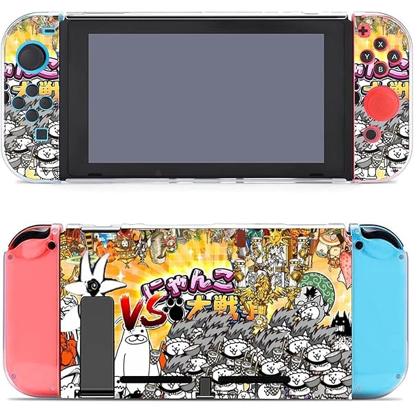 任天堂SwitchLite　Switch用コントローラ　にゃんこ大戦争 セット Amazon.co.jp: にゃんこ大戦争 Switch スイッチカバー 保護