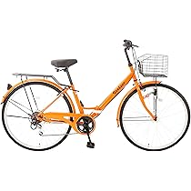 Amazon | 自転車 26インチ 折りたたみ ママチャリ シティサイクル