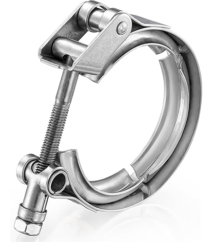 EPMAN Exhaust V-band Clamp W Flange System Assembly Anodized Clamp For 2.75" OD Turbo Exhaust Down-pipes Piping EPKKA70 (Black - View #11