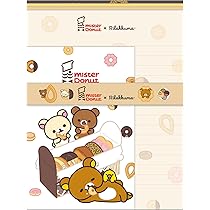 ☆専用☆リラックマ 手帳 ミスド 全6色から選べる！ミスドとリラックマのコラボ手帳登場