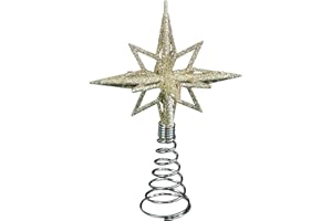 Nakajo's Christmas ツリートップスター(ミニソリッドゴールド) - クリスマス ツリートップ