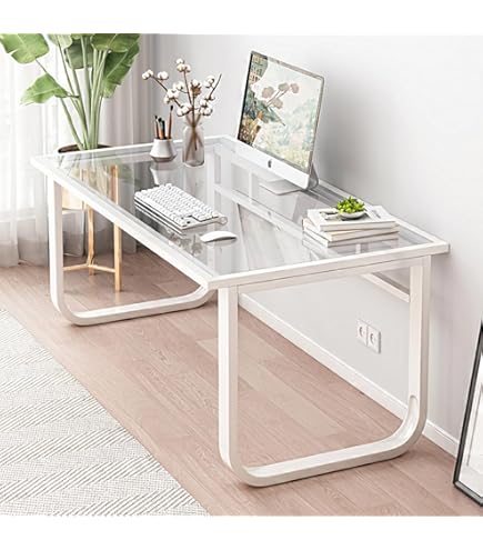 IKEA/イケアVITTSJÖ ラップトップテーブル, ホワイト, ガラス