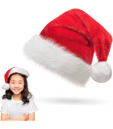 *　サンタクロース サンタ帽子 クリスマス 大人 子供3個　雰囲気　赤 Amazon | サンタクロース サンタ帽 大人 子供用 子ども