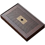 Bothyi 中国茶トレイ排水タイププレート水貯蔵茶サービングトレイ家庭用カンフーティーセット, 小さい