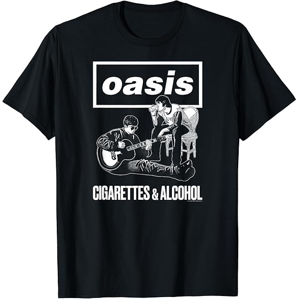 Amazon.co.jp: オアシス oasis 30周年特別展 Key Visual Tシャツ L